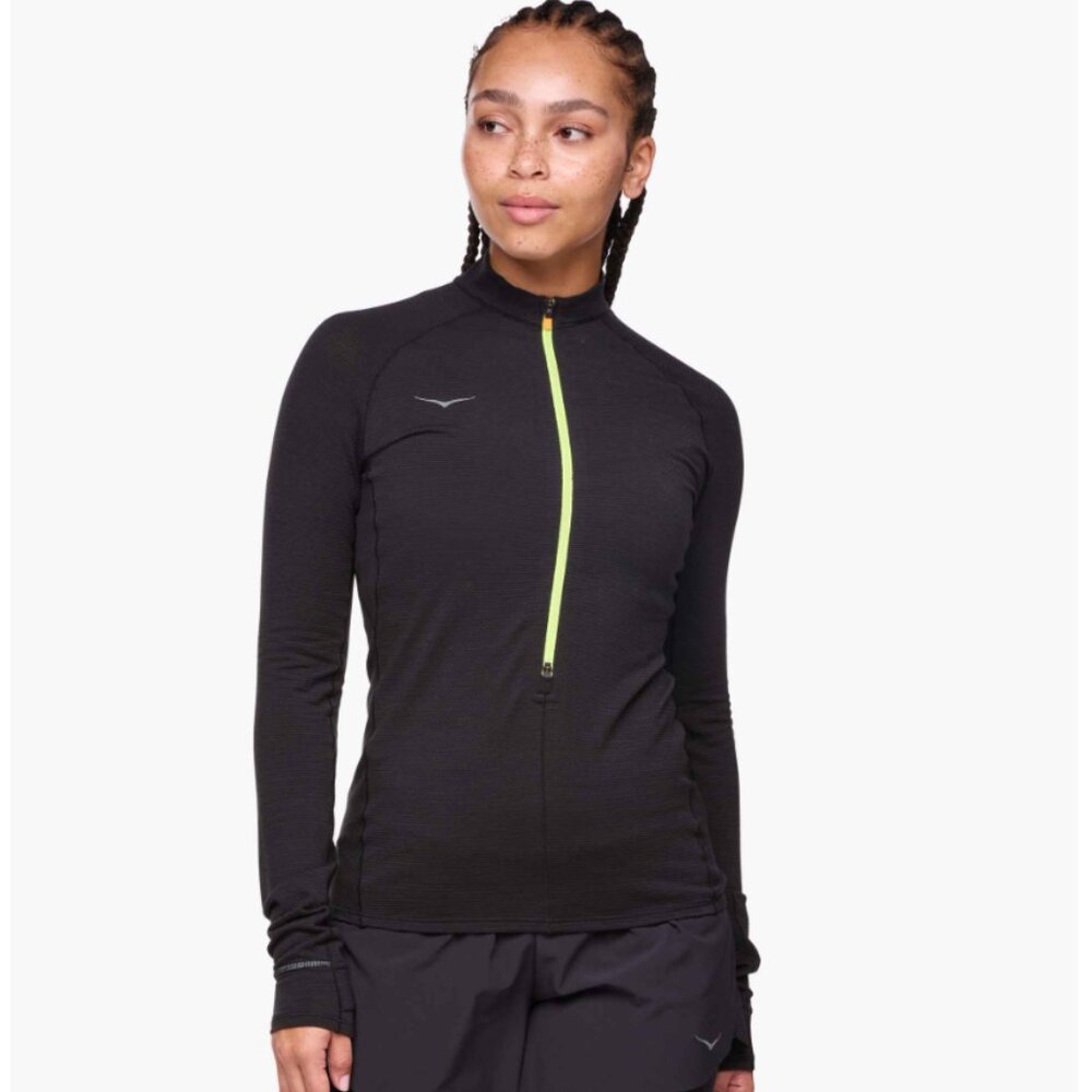 Hoka BaseZip Long Sleeve • Size S • NWOT • $118 Retail • Run/Hike/Trail Top